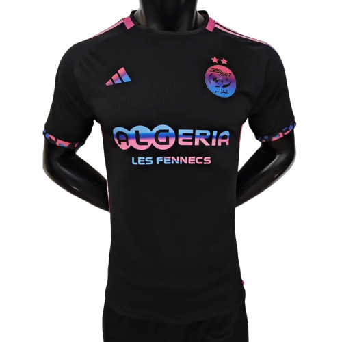 2024 Algeria Black Special Edition Player Version Soccer Jersey #18