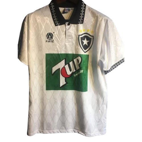 1995 Botafogo White Retro Soccer Jersey