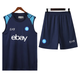 24-25 Napoli Dark Blue Tank top and shorts suit