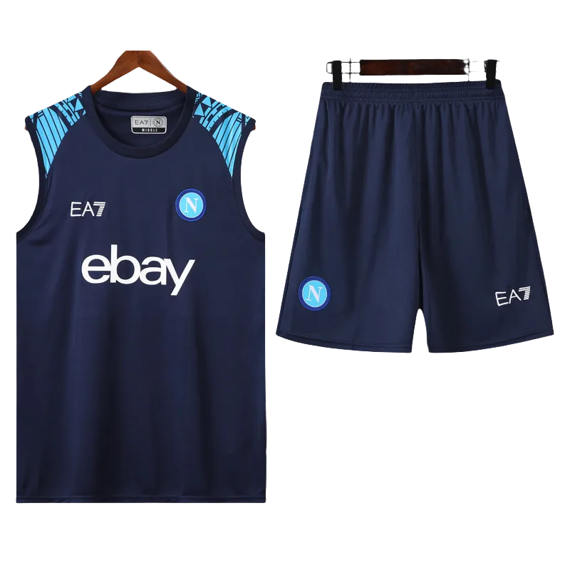 24-25 Napoli Dark Blue Tank top and shorts suit