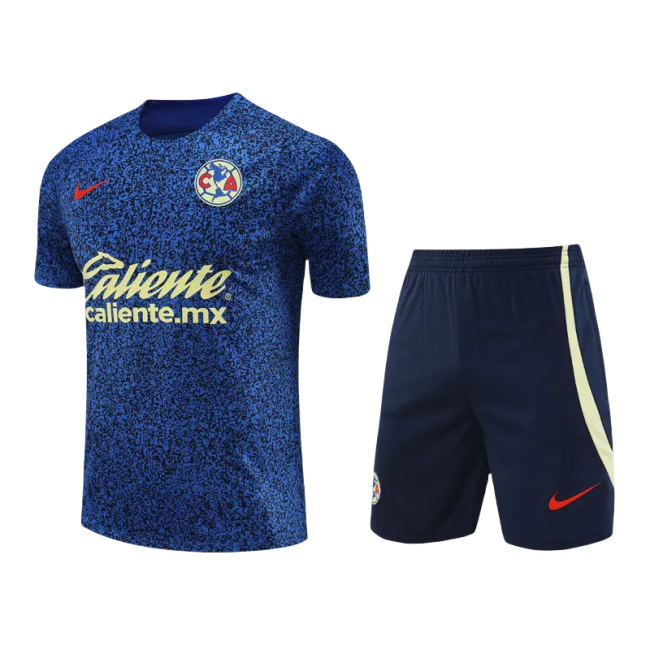 24-25 Club America Royal Blue Training Short Suit
