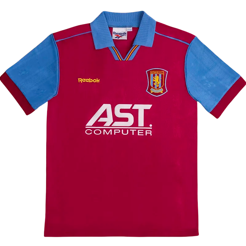 1995-1997 Aston Villa Home Retro Soccer Jersey