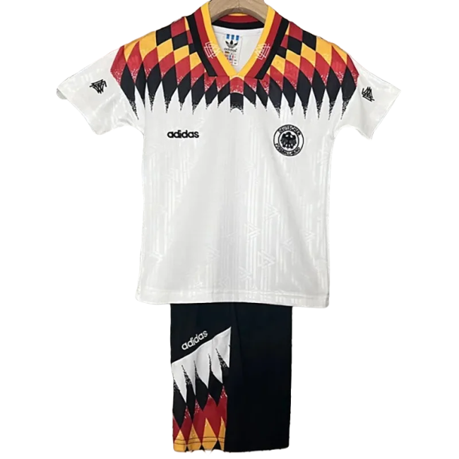 1994 Germany Home Kids Retro Soccer Jersey