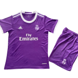 2016-2017 Real Madrid Away Kids Retro Soccer Jersey