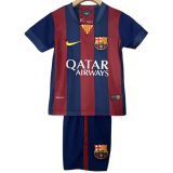 2014-2015  Barcelona Home Kids Retro Soccer Jersey