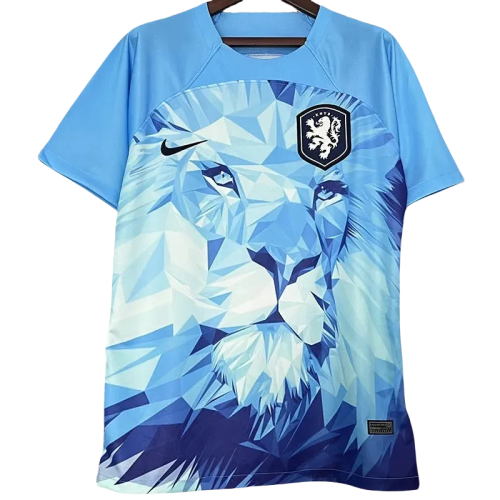2024 Netherlands Blue Special Edition Fans Soccer Jersey