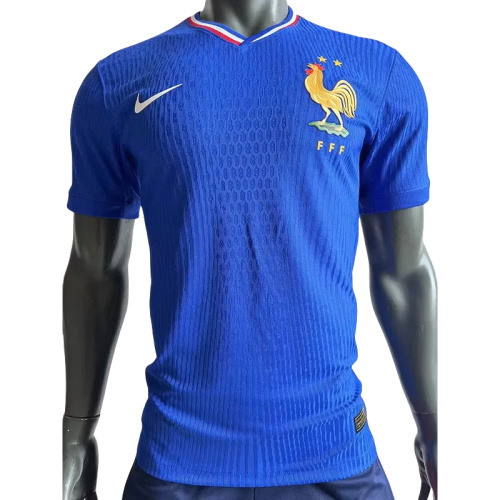 24-25 France Home Player Version Soccer Jersey