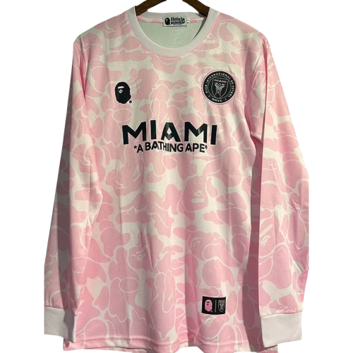 23-24 Inter Miami Pink Joint Edition Long Sleeve Soccer Jersey