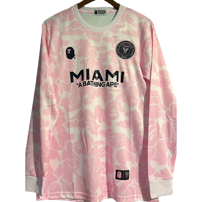 23-24 Inter Miami Pink Joint Edition Long Sleeve Soccer Jersey