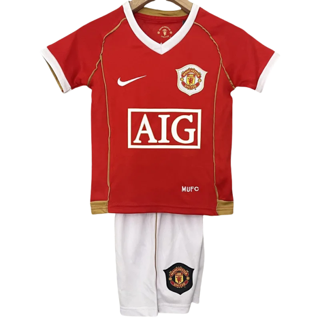 2006-2007 Man Utd Away Kids Retro Soccer Jersey