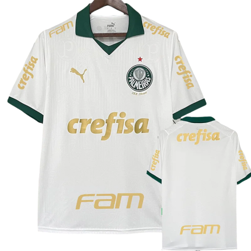 24-25 Palmeiras Away Print All Sponsor Fans Soccer Jersey