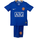2008-2009 Man Utd Away Kids Retro Soccer Jersey
