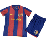 2007-2008 Mens  Barcelona  Home Kids Retro Soccer Jersey