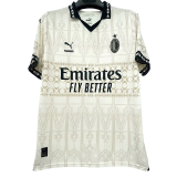23-24 ACM Cream Color Joint Edition 1:1 Fans Soccer Jersey