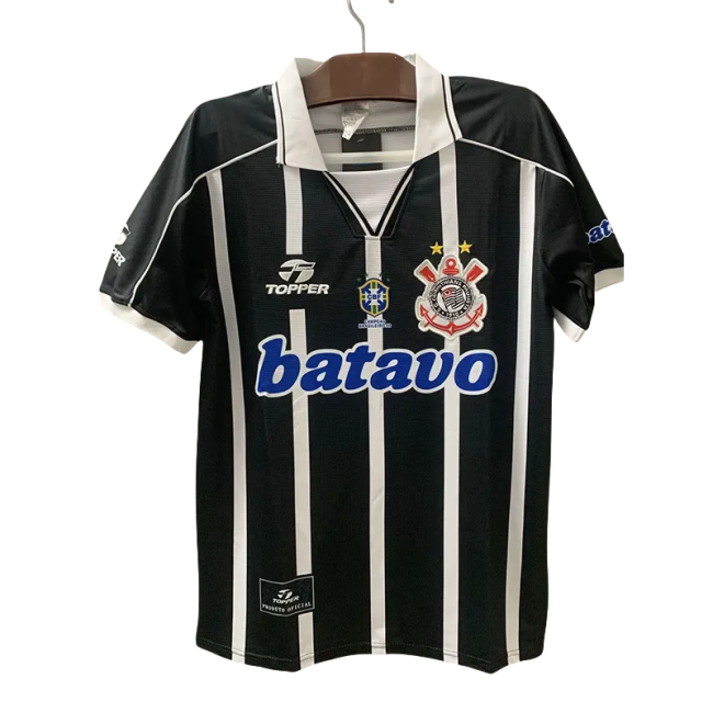 1999 Corinthians Away Retro Soccer Jersey