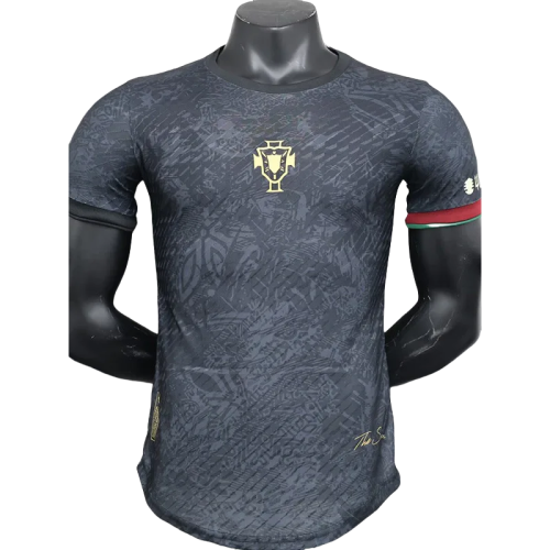 2023 Portugal Black Special Edition Player Version Soccer Jersey