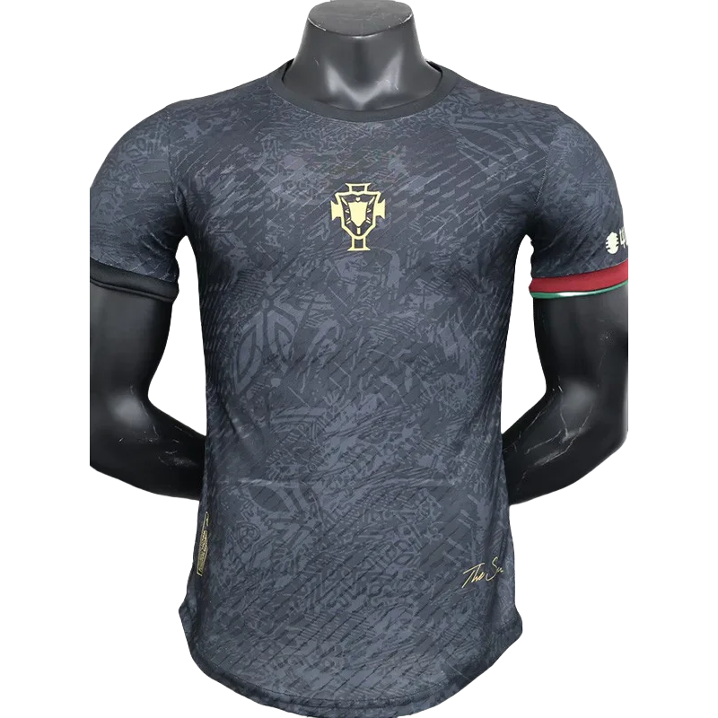 2023 Portugal Black Special Edition Player Version Soccer Jersey