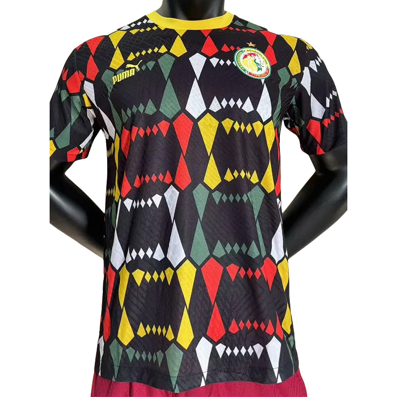 2024 Senegal Black Yellow Player Version Training Shirts