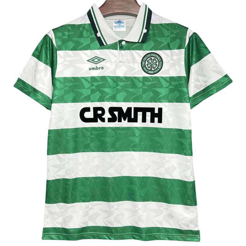 1989-1991 Celtic Home Retro Soccer Jersey
