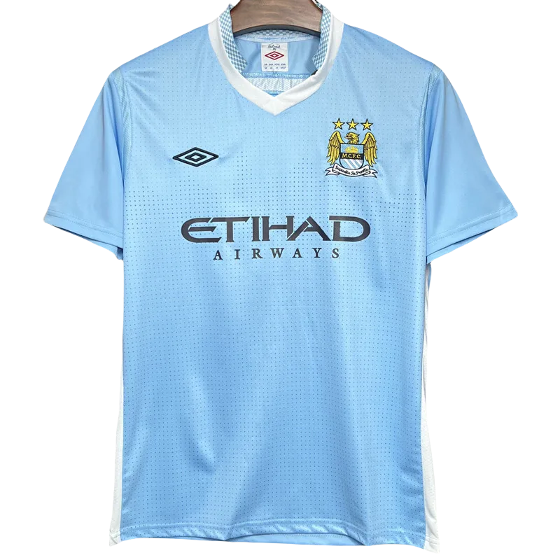 2011-2012 Man City Home Retro Soccer Jersey