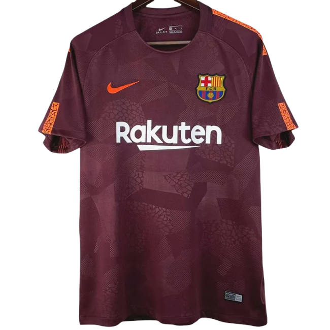 2017-2018 Mens  Barcelona Third Retro Soccer Jersey