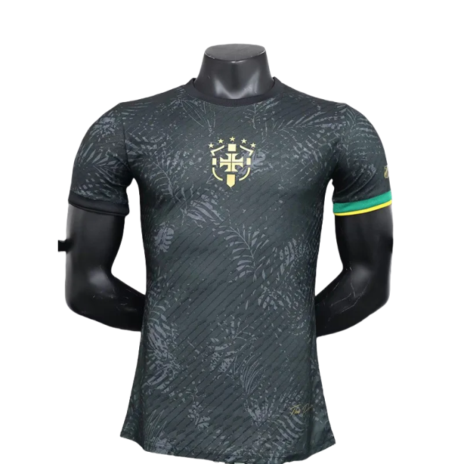 2023 Brazil Black Special Edition Player Version Soccer Jersey