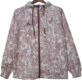 23-24 Mexico Red White Windbreaker