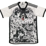 23-24 Japan Anime Edition Black White Fans Training Shirts