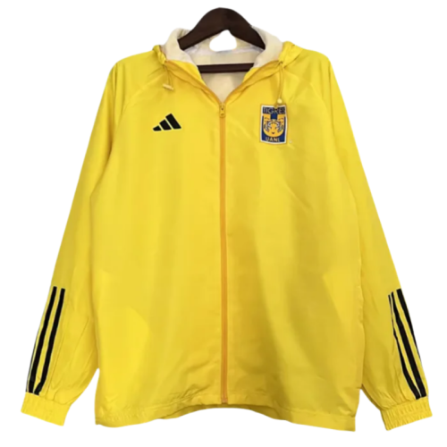 23-24 Tigres UANL Yellow Windbreaker (黑边)
