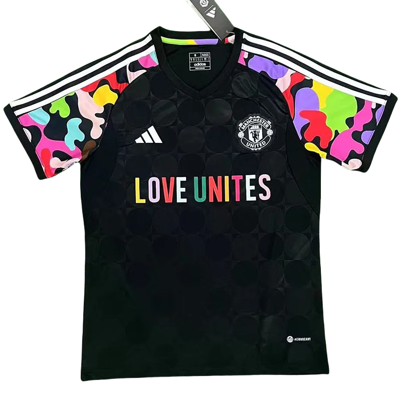 23-24 Man Utd Black Pre-match Training shirts
