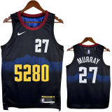 23-24 Nuggets MURRAY #27 Black City Edition Top Quality Hot Pressing NBA Jersey