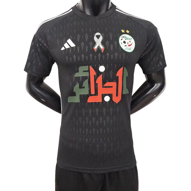23-24 Algeria Black Special Edition Player Version Soccer Jersey #14