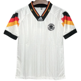 1992 Germany Home Retro Soccer Jersey