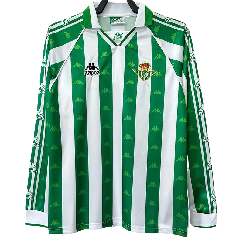 1995-1997 Real Betis Home Long sleeve Retro soccer jersey