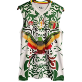 2023 Mali White Green Vest