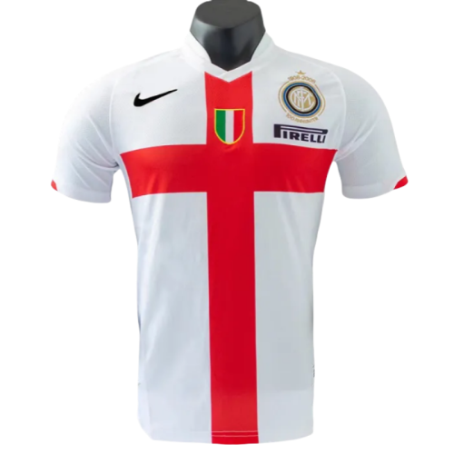 2007-2008 INT 100th Anniversary White Retro Soccer Jersey