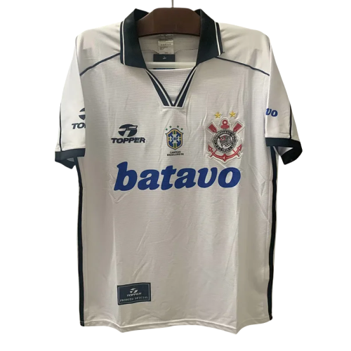 1999 Corinthians Home Retro Soccer Jersey