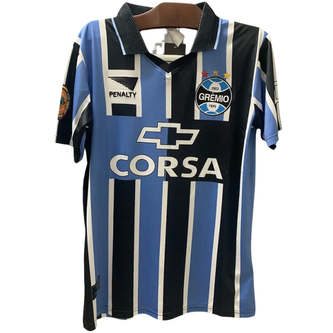 1998-1999 Gremio Home Retro Soccer Jersey
