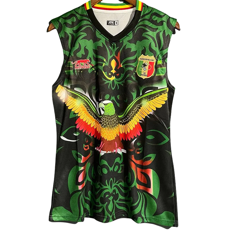 2023 Mali Black Green Vest
