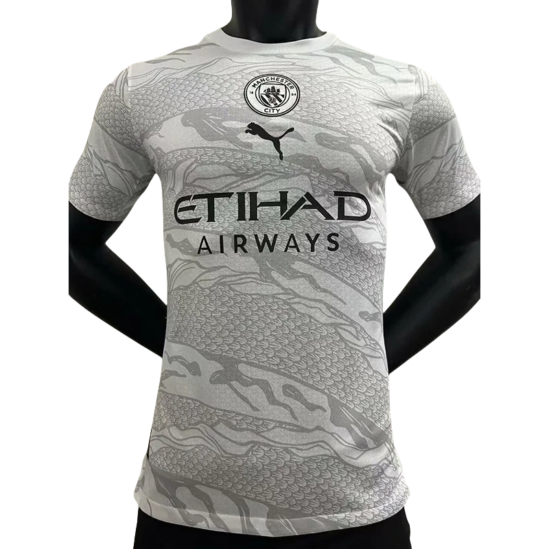 2024 Man City 'Chinese Year' Edition Player Version Soccer Jersey (龙年)