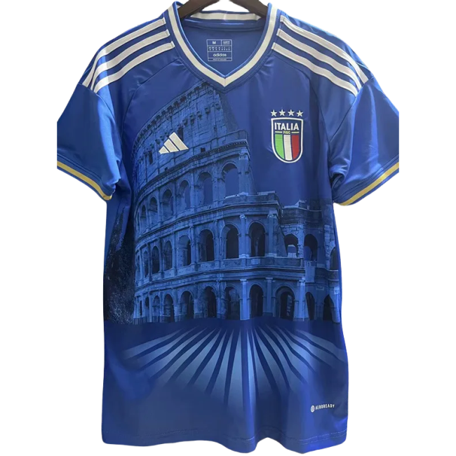 2024 Italy Blue Special Edition Fans Soccer Jersey