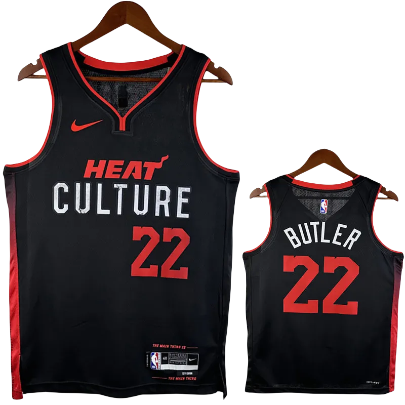 23-24 HEAT BUTLER #22 Black City Edition Top Quality Hot Pressing NBA Jersey
