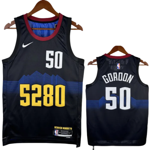 23-24 Nuggets GORDON #50 Black City Edition Top Quality Hot Pressing NBA Jersey