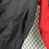 24-25 Man Utd Black Red Windbreaker