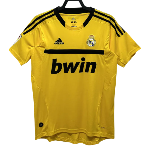 2011-2012  Real Madrid Yellow GoalKeeper Retro Soccer Jersey