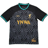 23-24 LIV Black Grey Joint Edition Training Shirts