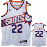 23-24 SUNS AYTON #22 White Top Quality Hot Pressing NBA Jersey