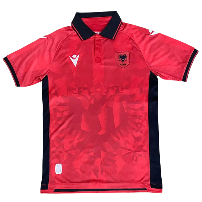 23-24 Albania Home Fans Soccer Jersey
