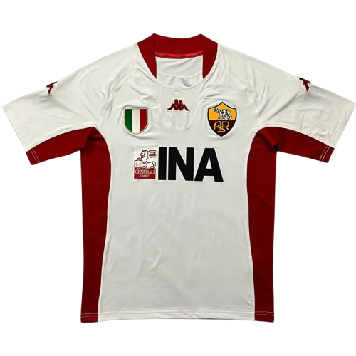 2001-2002 Roma Away Retro Soccer Jersey