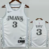 24-25 Dallas Mavericks DAVIS #3 White City Edition Top Quality Hot Pressing NBA Jersey